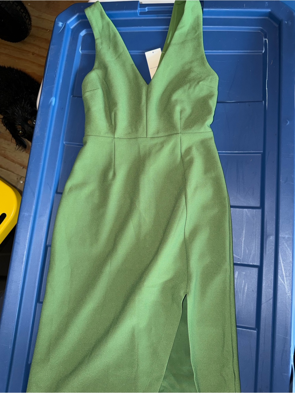 abercrombie NWT  Green V-Neck Sleeveless Wedding guest Dress